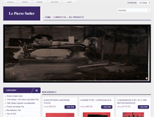 Tablet Screenshot of lepierreleathers.com